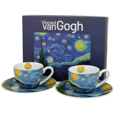 Ensemble de 2 tasses à expresso Van Gogh