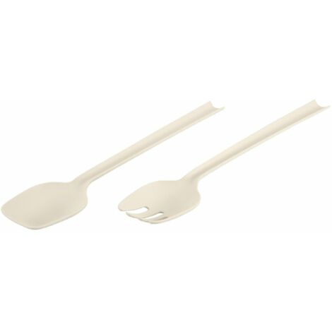 Ensemble de couverts à salade crème 29 cm (1/3)