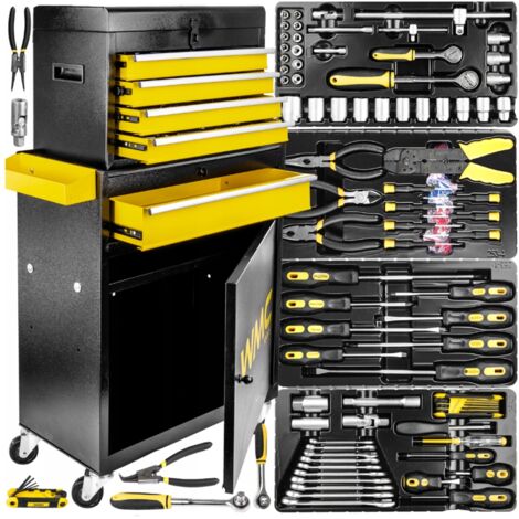 Chariot d'atelier pour armoire à outils 253 pièces. (1/5)