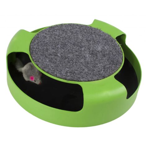 CAT0526 Roue pour chat avec griffoir pour souris 25 cm (1/5)