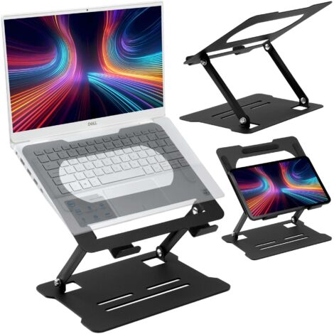 Support pour ordinateur portable ALESSIO noir (1/5)