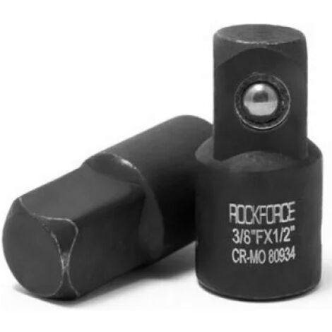 Adaptateur ROCKFORCE IMPACT 3/8" (F) x 1/2" (M) en acier CR-MO (1/4)