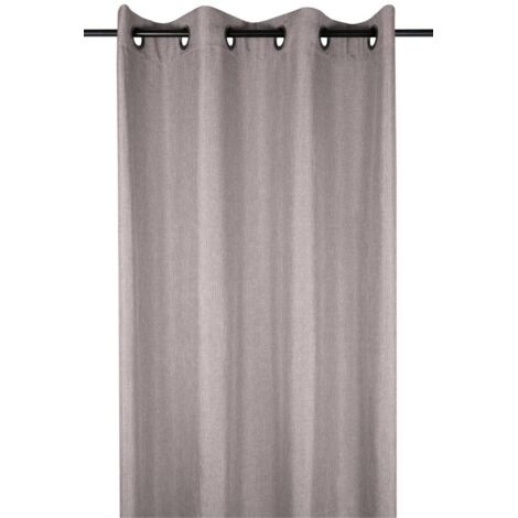 Rideau prêt à poser BEA 140x280 taupe (1/4)