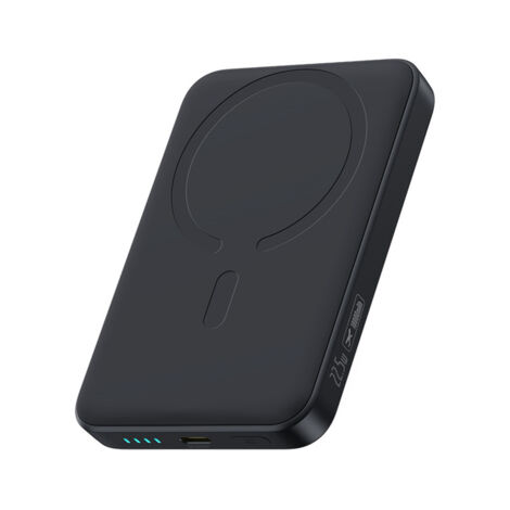 Batterie externe EnerFill FM11 Ultra-Mini MagSafe 10 000 mAh 22,5 W avec câble USB-C - Noir (1/5)