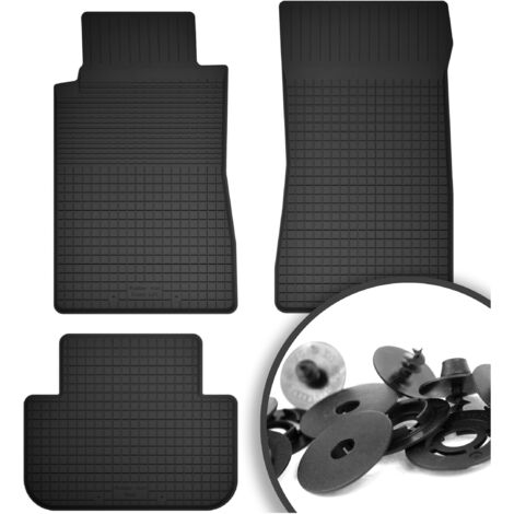 Tapis en caoutchouc + butées pour : Mercedes C140 / W140 coupé (1992-1999)