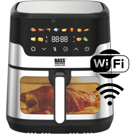 Friteuse à air chaud 9L avec fenêtre et Wi-Fi