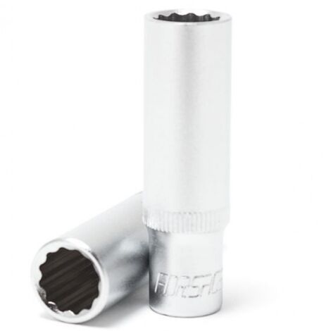 Douille longue FORSAGE 8 mm 12 pans 1/4" CrV (1/4)