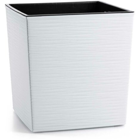 Pot de fleurs Flore Riflo blanc h30x30 cm (1/5)