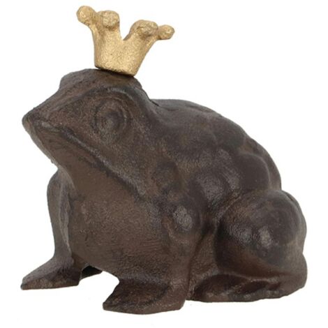 Crapaud royal en fonte - L 11,9 x l 13,5 x H 12,9 cm - Livraison gratuite