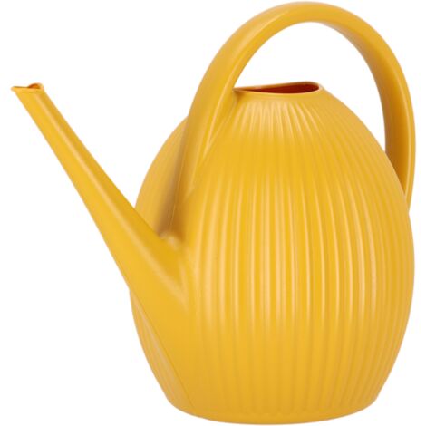 Arrosoir strié - Jaune - L 45 x P 24,6 x H 34,4 cm - Livraison gratuite (1/5)