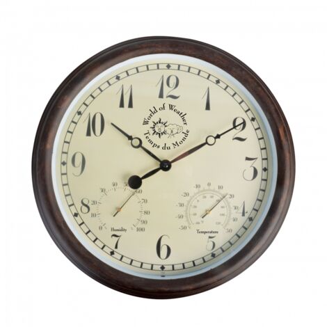 Horloge thermomètre hygromètre extérieure