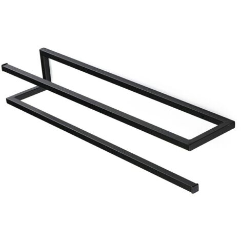 Porte-serviettes mural pour 2 serviettes 60 cm (1/5)