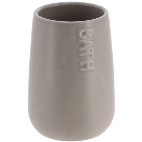 Gobelet dolomite rond bath- gris - Tendance
