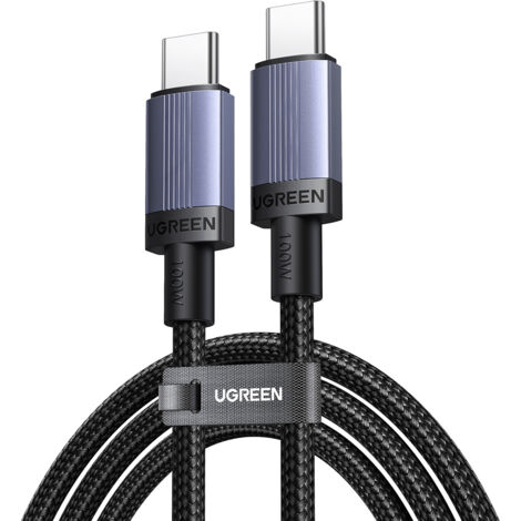 Câble USB-C PD 100 W 5 A 3 m - Noir