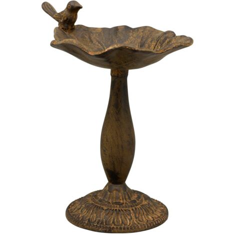 Bain d'oiseaux en fonte h23 cm (1/3)