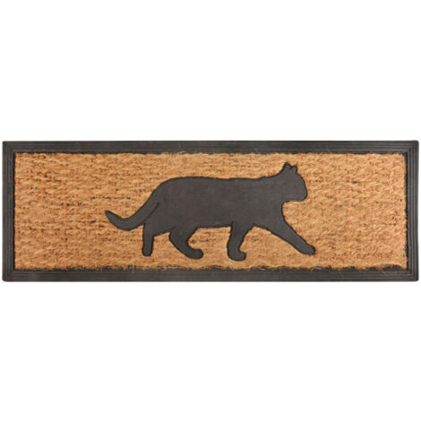Paillasson à motif chat 75x25 cm (1/4)