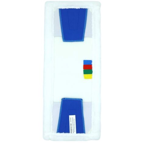 Housse de balai Duo 40 cm à franges en microfibre Perfecto (1/2)