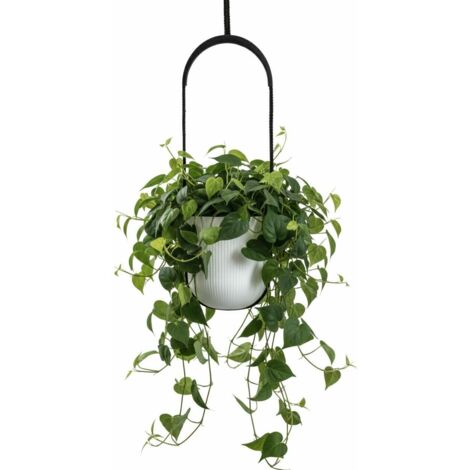 Jardinière suspendue AERA HANG, blanche, 17,9 cm