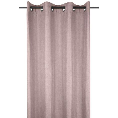 Rideau prêt à poser BEA 140x280 couleur poudre (1/4)