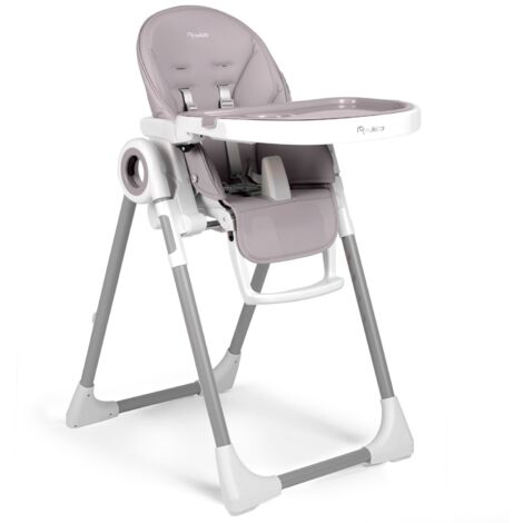 Chaise haute Nukido Belo avec tablette, couleur bruyère