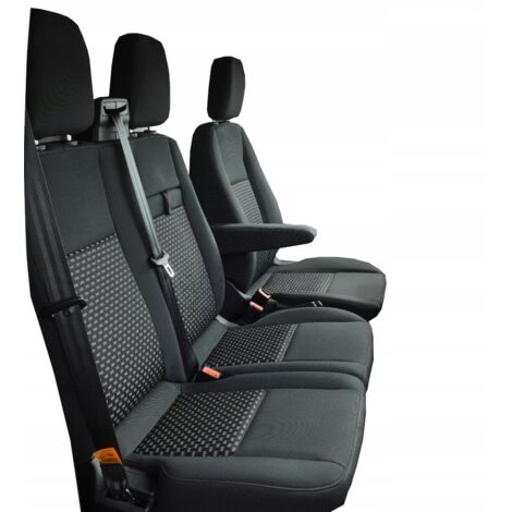 Housses de siège 100% standard pour Ford Transit Custom 2012-2023 (1/5)