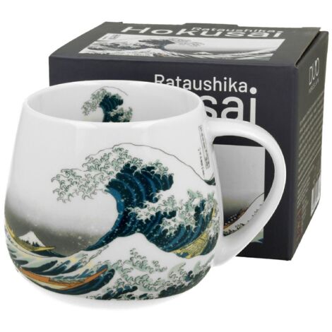 Tasse tonneau en porcelaine Hokusai 430 ml