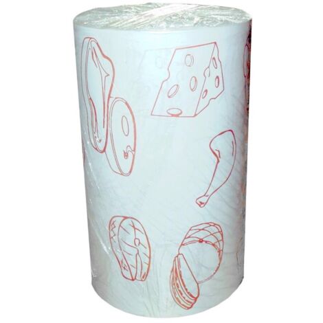 Papier d'emballage métallisé PE30+10, rouleau imprimé de 10 kg
