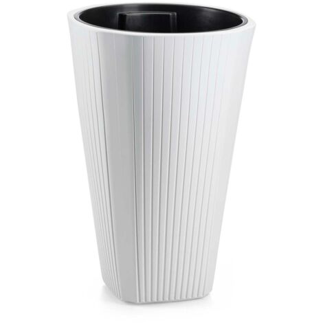 Pot de fleurs Mora, haut, blanc, 39 x 61 cm (1/5)