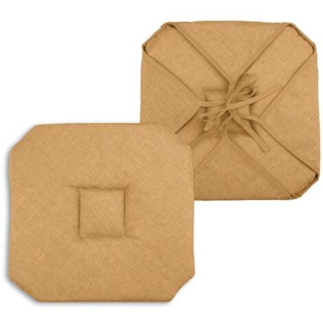 Coussin de chaise BEA 40x40 camel (1/4)