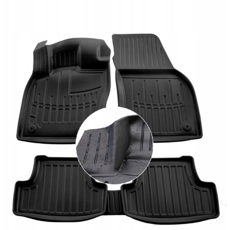 Tapis de sol et paillassons en caoutchouc pour VW T-Roc à partir de 2017 - UD Troughs (1/5)