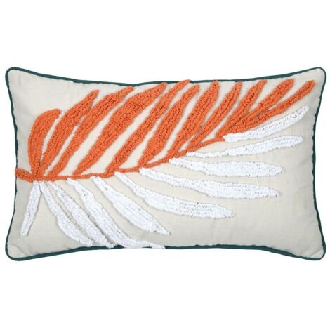 Coussin KENTIA 30x50 cm feuille (1/5)