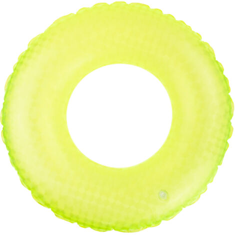 Bouée gonflable TG67355 60 cm, couleur néon, idéale pour la baignade en piscine. (1/5)