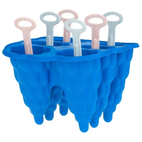 Moule à glace en silicone TG56186 pour 6 crèmes glacées et sorbets maison (1/5)