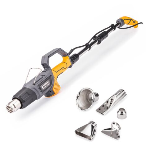 Brûleur électrique pistolet désherbeur 2000W jusqu'à 650° + 5 embouts