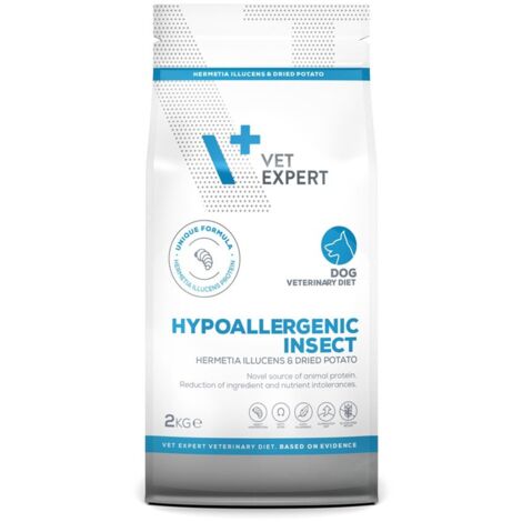Aliment vétérinaire hypoallergénique pour chiens 4T, aux insectes, 2 kg (1/4)