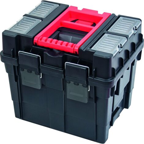 CAISSE À OUTILS RANGEMENT MOBILE 450 x 350 x710 mm   DRAKKAR EQUIPEMENT  72752 (1/7)