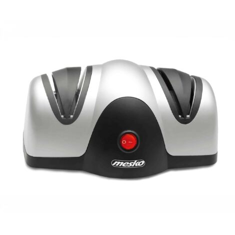 Mesko MS4516 Affûteuse de Couteaux Électrique Professionnelle, Affûtage et Polissage 40 W Gris