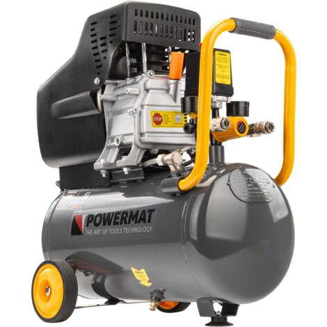 COMPRESSEUR D'HUILE 24L, COMPRESSEUR 8 BAR, 206 l/min, 230V, EFFICACE (1/5)