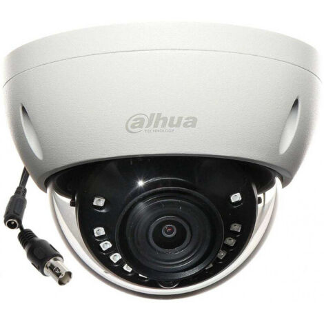 Dahua – Caméra antivandalisme AHD 5 Mpx – Objectif 2,8 mm – Vision nocturne 30 m – IP67 – Angle de vision 98° – Compatible HD-CVI/HD-TVI (1/3)