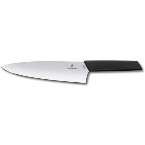 Couteau de chef, lame large, 20 cm, noir Victorinox 6.9013.20B (1/2)