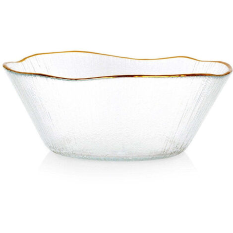 Bol en verre doré 15 cm, 500 ml (1/5)