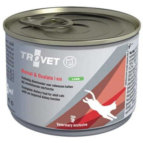 Trovet Cat Renal - Oxalate RID Agneau boîte 200g