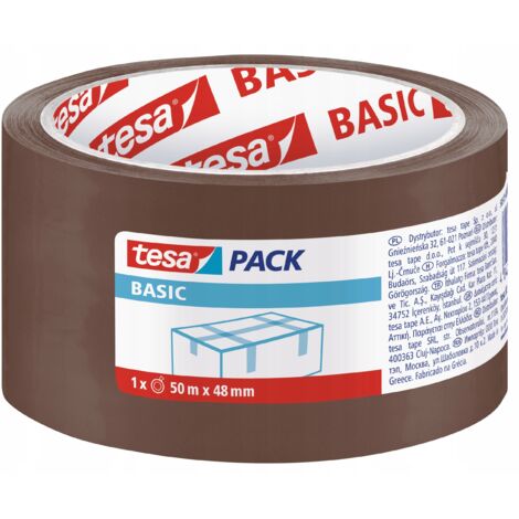 TESA 58573 - 00000 - 00 BASIC RUBAN EN PP ACRYLIQUE BRUYANT HAVANE 58573-00000-00