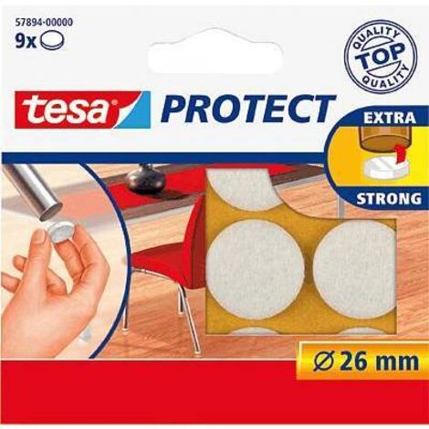 tesa Patin en feutre blanc (Ø) 26 mm 9 pc(s) Y26289 (1/2)