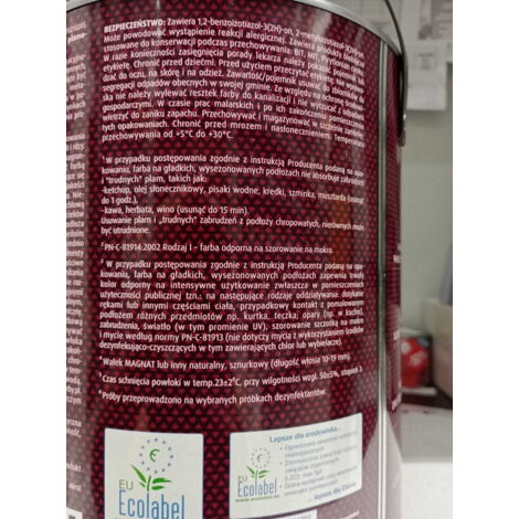 Peinture céramique blanche antitache Magnat Ceramic C45 5L