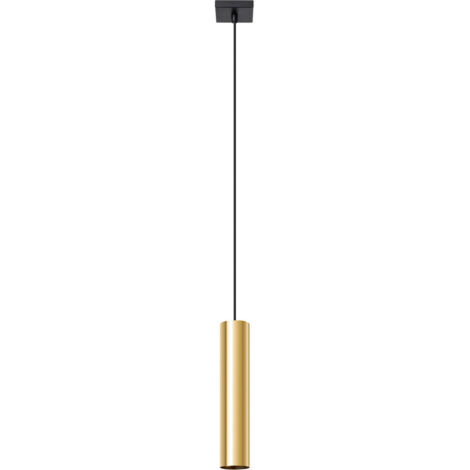 Suspension tubulaire dorée LAGOS 1xGU10 10W SL.1200 Sollux Lighting (1/5)