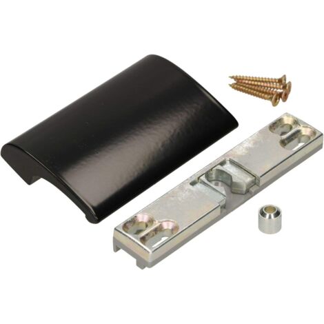 Poignée en aluminium Balk DE LUXE RAL9005 NOIR + POCHETTE (1/5)