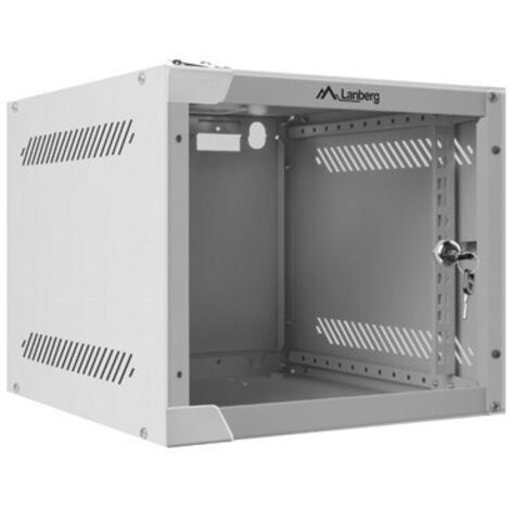 Baie murale Lanberg 10" 4U 280x310mm grise (livraison à plat) (1/5)