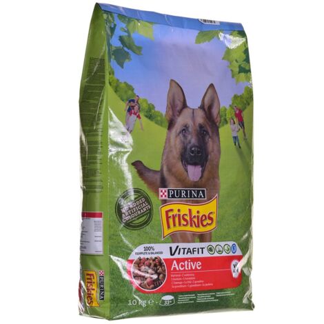PURINA Friskies Active - croquettes pour chien - 10 kg (1/2)
