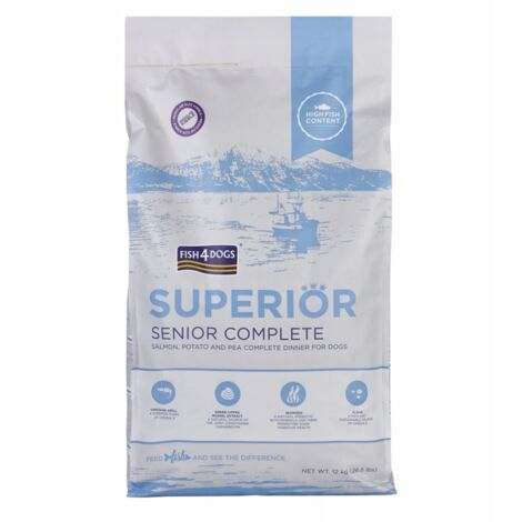 Fish4Dogs Superior Senior au saumon 12 kg (1/3)